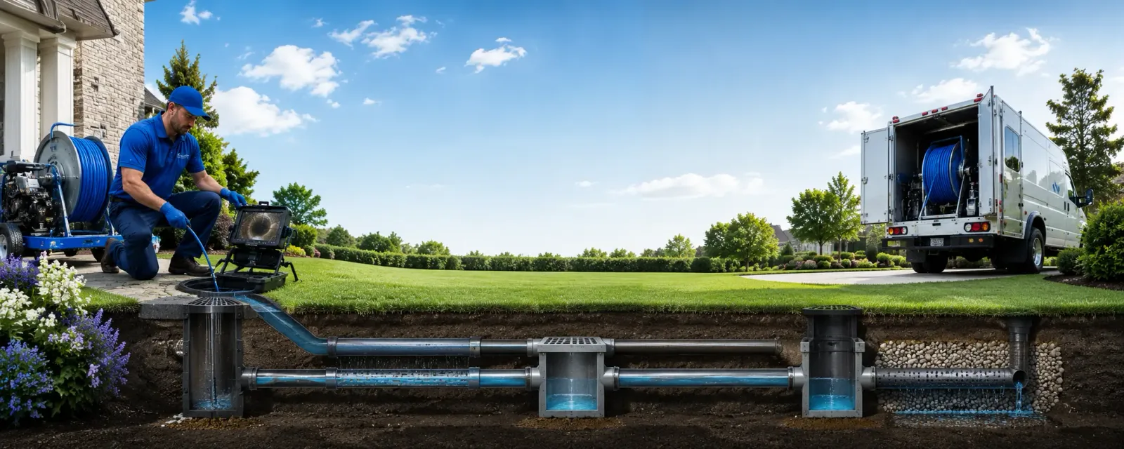 Outdoor drain cleaning information for Christine, TX